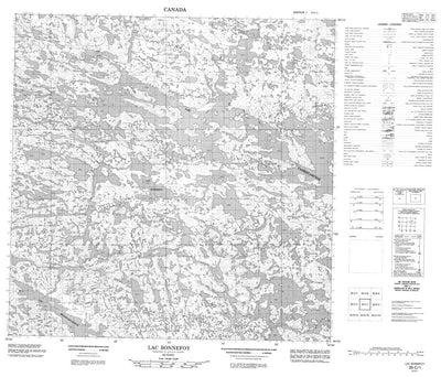Lac Bonnefoy, QC (035C01 CanMatrix)