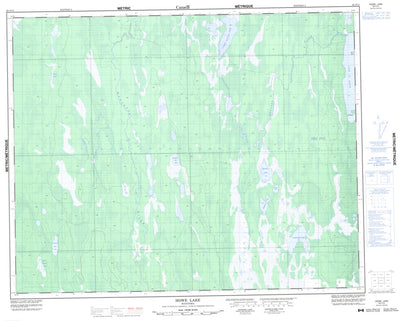 Howe Lake, MB (062P12 CanMatrix)