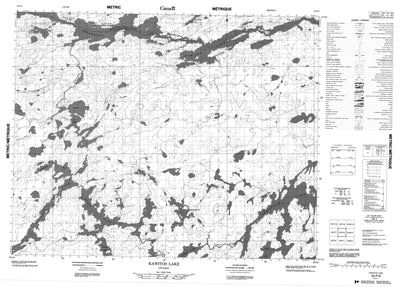 Kawitos Lake, ON (052P08 CanMatrix)