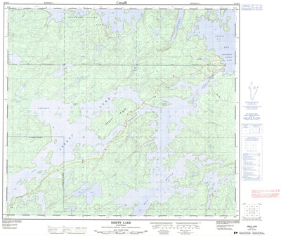 Issett Lake, MB (064B11 CanMatrix)