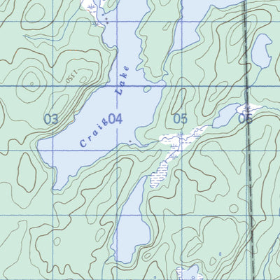 Oba Lake, ON (042C09 CanMatrix)