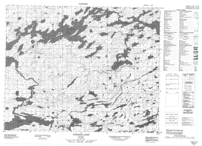 Kabania Lake, ON (053A01 CanMatrix)