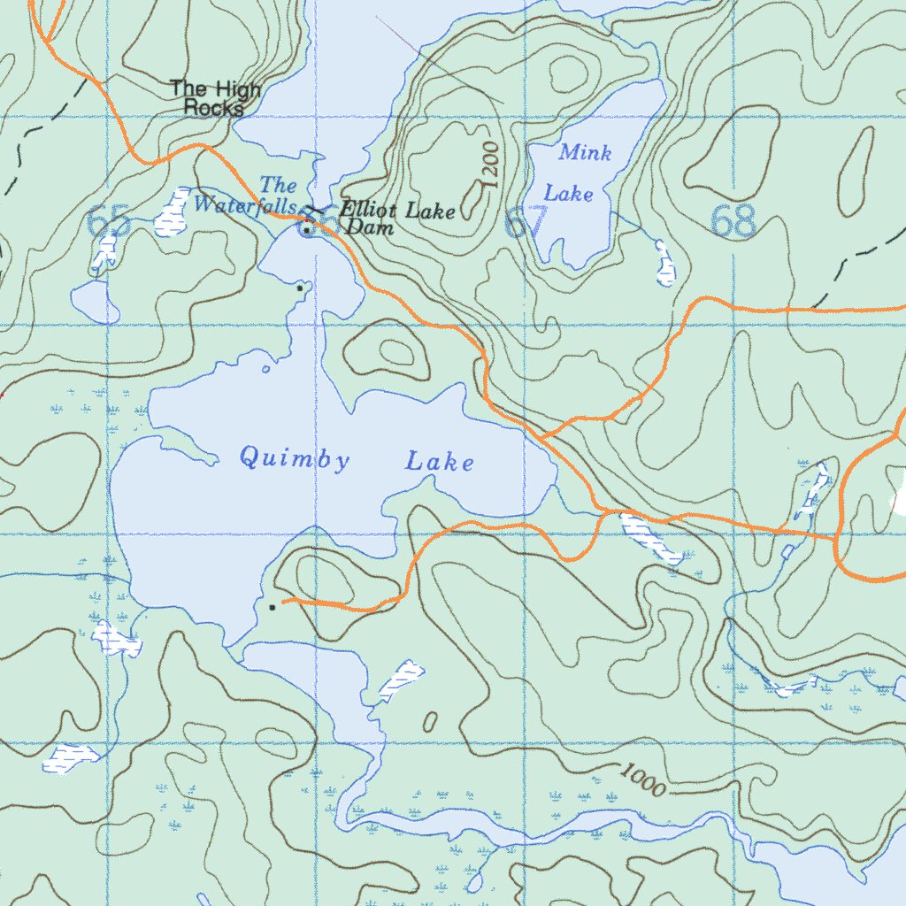 Elliot Lake, ON (041J07 CanMatrix) Map by Natural Resources Canada ...