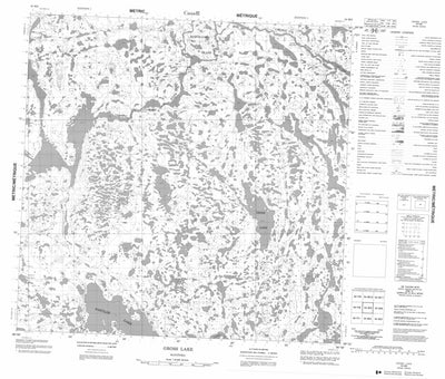 Gross Lake, MB (054M05 CanMatrix)