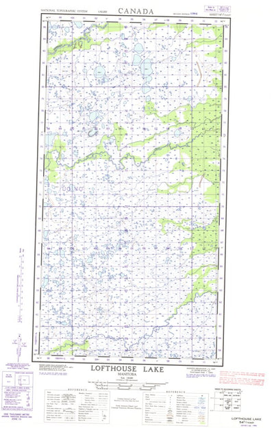 Lofthouse Lake East, MB (054L07 CanMatrix)