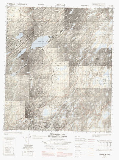 Teshikalik Lake, NU (046B08 CanMatrix)