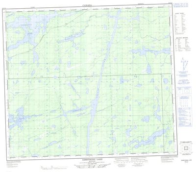 Armstrong Lake, MB (063P10 CanMatrix)