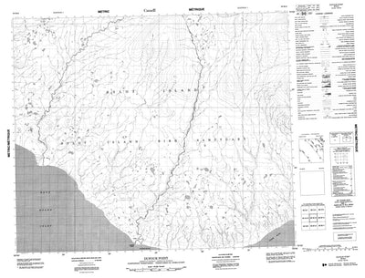 Dufour Point, NU (038B13 CanMatrix)