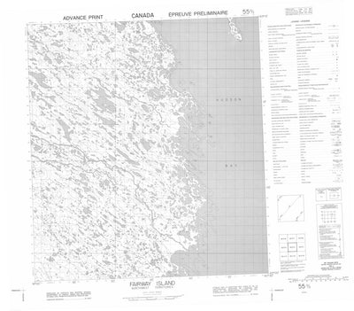 Fairway Island, NU (055O02 CanMatrix)