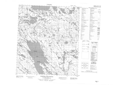 Parker Lake, NU (055M11 CanMatrix)