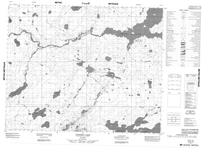 Ozhiski Lake, ON (052P15 CanMatrix)