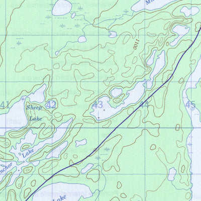 Wababimiga Lake, ON (042L08 CanMatrix)