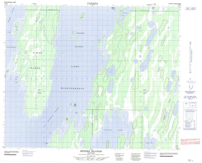 Sisters Islands, MB (063B05 CanMatrix)