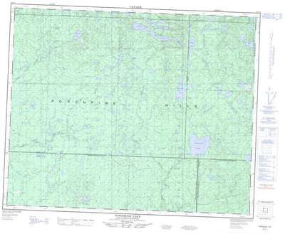 Townsend Lake, MB (063C05 CanMatrix)