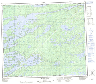 Bulger Lake, MB (063P03 CanMatrix)