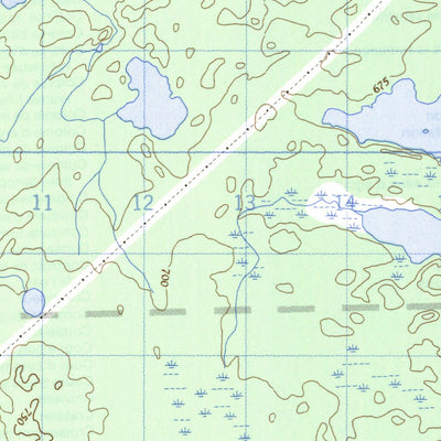 Bulger Lake, MB (063P03 CanMatrix)
