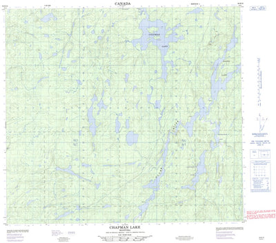 Chapman Lake, MB (064B16 CanMatrix)