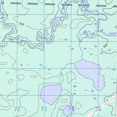 Butnau Lake, MB (054D03 CanMatrix)