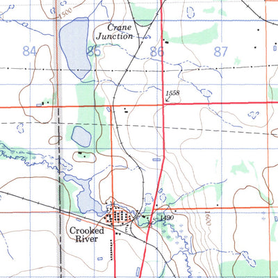 Crooked River, SK (063D13 CanMatrix)