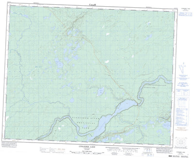 Lysander Lake, ON (052P13 CanMatrix)
