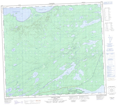 Crying Lake, MB (064A08 CanMatrix)