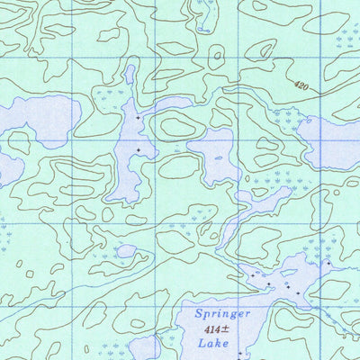 Aerofoil Lake, ON (052K10 CanMatrix)