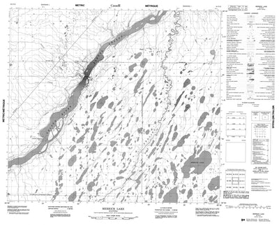 Merrick Lake, MB (054C12 CanMatrix)