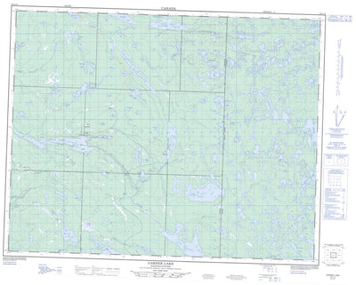 Garner Lake, MB (052L14 CanMatrix)