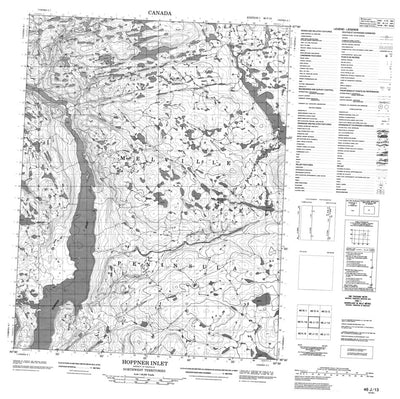 Hoppner Inlet, NU (046J13 CanMatrix)