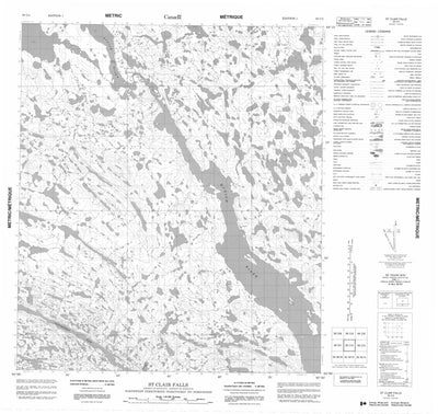 St. Clair Falls, NU (056C04 CanMatrix)