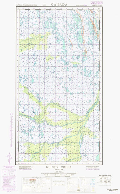 Kelsey Creek East, MB (054K03 CanMatrix)