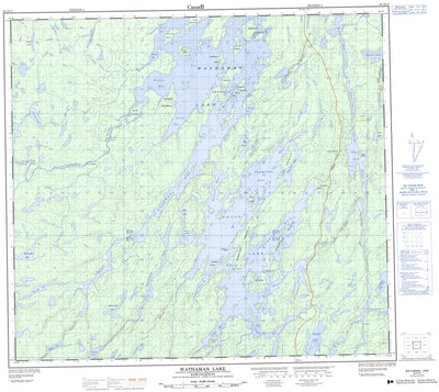 Wathaman Lake, SK (064D13 CanMatrix)