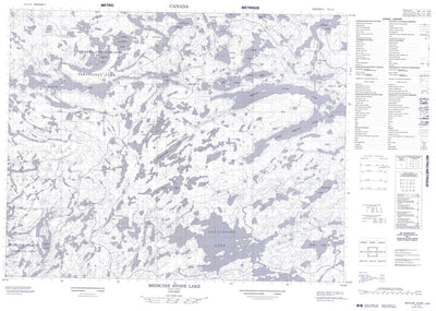 Medicine Stone Lake, ON (052L16 CanMatrix)