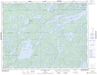 Big Sandy Lake, ON (052F16 CanMatrix)