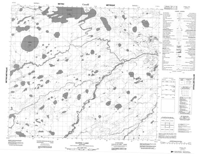 Hawes Lake, MB (053M15 CanMatrix)