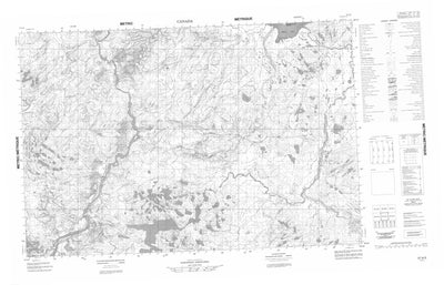 Tourangeau Creek, NU (057A03 CanMatrix)