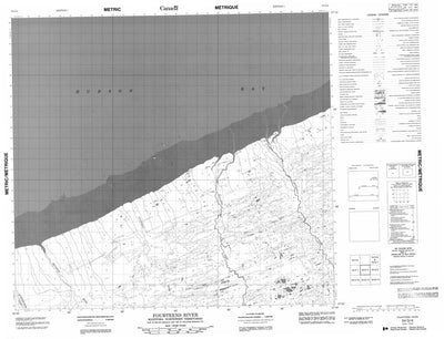 Fourteens River, MB (054G04 CanMatrix)