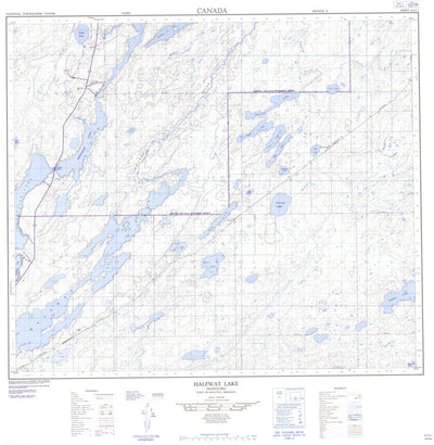 Halfway Lake, MB (063O01 CanMatrix)