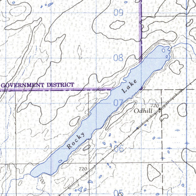 Halfway Lake, MB (063O01 CanMatrix)