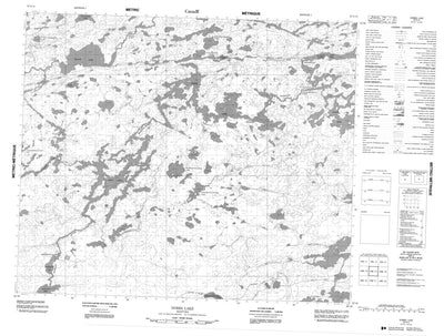 Dobbs Lake, MB (053E14 CanMatrix)