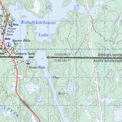 Kakagi Lake, ON (052F04 CanMatrix)
