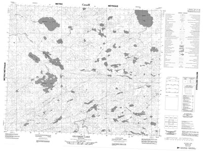 Gilchrist Lake, MB (053D13 CanMatrix)