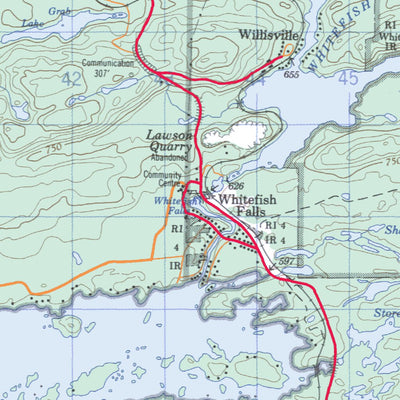 Whitefish Falls, ON (041I04 CanMatrix)