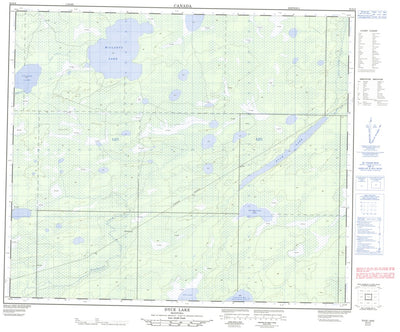 Dyce Lake, MB (063K08 CanMatrix)