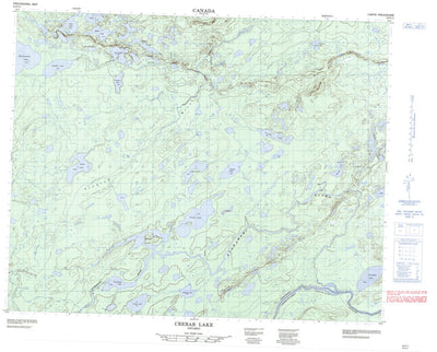 Crerar Lake, ON (052P11 CanMatrix)