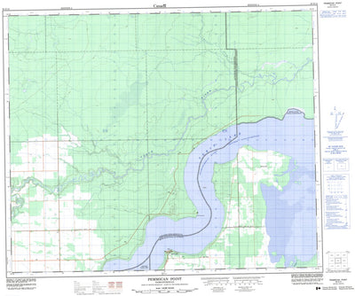Pemmican Point, SK (063E12 CanMatrix)