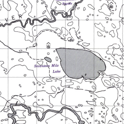 Seventeen Mile Lake, MB (063A07 CanMatrix)