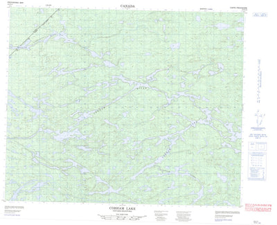 Cobham Lake, MB (053D15 CanMatrix)