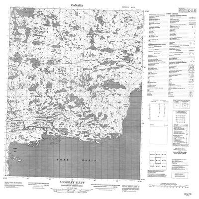 Adderley Bluff, NU (046J10 CanMatrix)