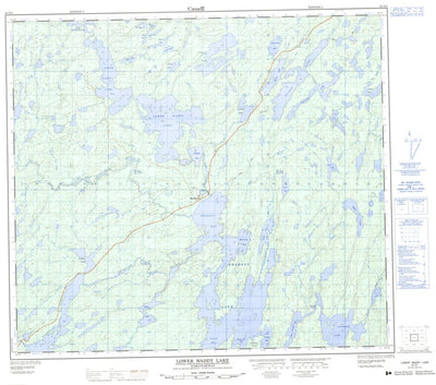Lower Waddy Lake, SK (064D04 CanMatrix)